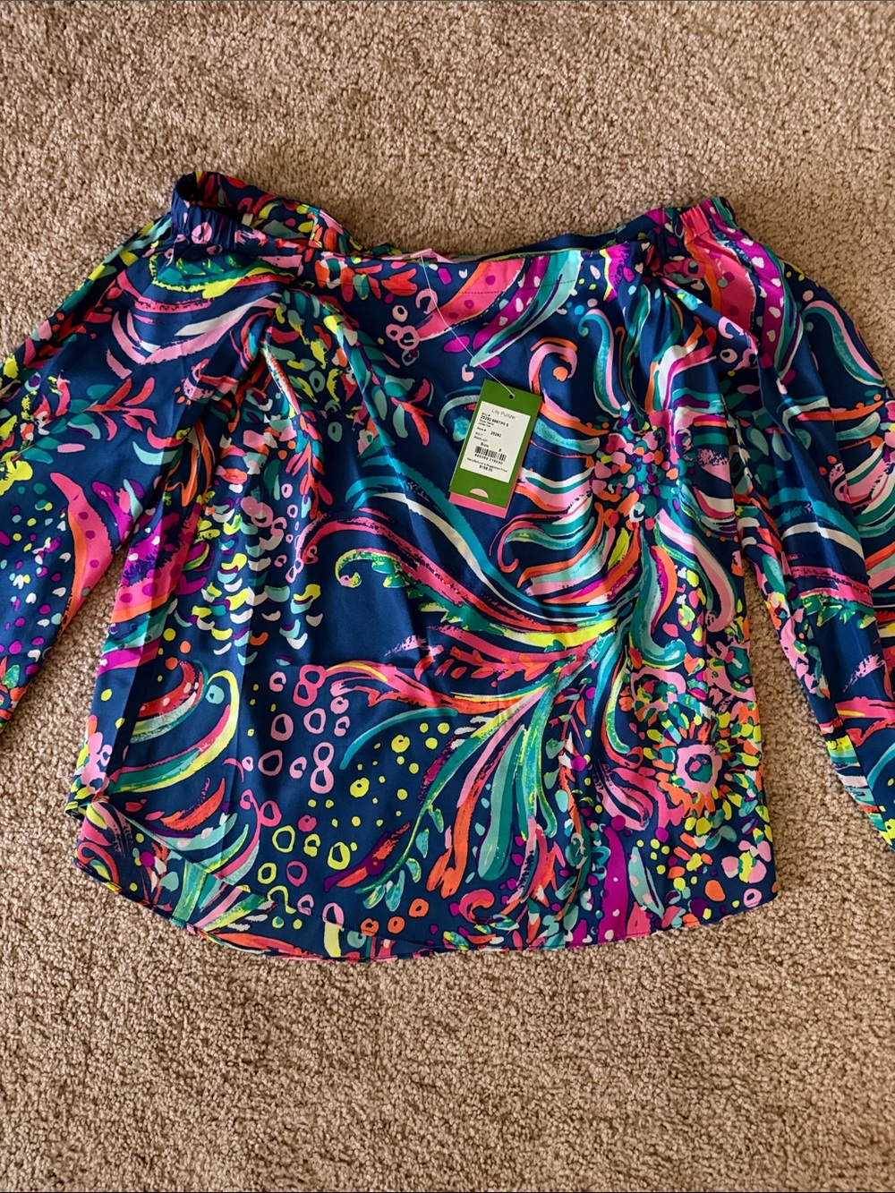 Lilly Pulitzer NWT Adira top in Besch Loot size small